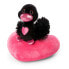 Фото #1 товара Мягкая игрушка NICI Love Swan Black 10 Cm On Heart Teddy