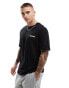 Фото #1 товара Jack & Jones logo t-shirt in black