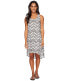 Фото #2 товара KAVU 241224 Womens Jocelyn Sleeveless Hi-Low Tank Dress Grey Ikat Size X-Small