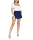 ფოტო #4 პროდუქტის Women's Valentina Belted High Rise Shorts