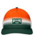 Фото #3 товара Men's Green, Orange Miami Hurricanes Daybreak Foam Trucker Adjustable Hat
