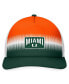 Фото #3 товара Men's Green, Orange Miami Hurricanes Daybreak Foam Trucker Adjustable Hat