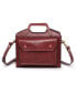 ფოტო #1 პროდუქტის Women's Genuine Leather Basswood Mini Tote Bag