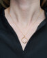ფოტო #2 პროდუქტის Diamond Circle Pendant Necklace (1/10 ct. t.w.) in 14k Gold, 18" + 2" extender, Created for Macy's
