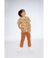 ფოტო #2 პროდუქტის Boy Organic Cotton Printed T-Shirt Yellow Ochre - Child