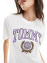 Tommy Jeans relaxed varsity t-shirt in white