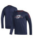 Фото #1 товара Men's Navy Colorado Avalanche AEROREADY Long Sleeve T-shirt