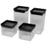 Фото #1 товара BRABANTIA Tasty+ Square Canister Container 4 Units