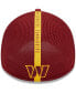 Фото #2 товара Men's Burgundy Washington Commanders Stripe 39THIRTY Flex Hat