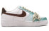 Фото #2 товара 【定制球鞋】 Nike Air Force 1 Low 空军一号 新中式穿搭 手绘涂鸦 中国风 敦煌元素 低帮 板鞋 男款 白绿 / Кроссовки Nike Air Force CW2288-111