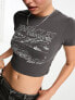 Cotton On fitted micro t-shirt with scenic graphic