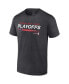 ფოტო #3 პროდუქტის Men's Charcoal Washington Capitals 2022 Stanley Cup Playoffs Playmaker T-shirt