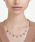 ფოტო #5 პროდუქტის Gold-Tone Mixed Crystal Charm Necklace, 15" + 2-3/4" extender