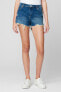Фото #1 товара BLANKNYC 188006 Womens Casual High-Rise Denim Jean Shorts Blue Size 31