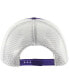 ფოტო #2 პროდუქტის Men's Purple Los Angeles Lakers Semi Patch Trucker Adjustable Hat