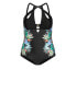 Фото #2 товара Plus Size Cancun Underwire Print 1 Piece Swimsuit