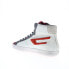 Фото #16 товара Diesel S-Leroji Mid Mens White Leather Lifestyle Sneakers Shoes