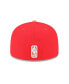 ფოტო #2 პროდუქტის Men's Red, Peach New York Knicks Tonal 59FIFTY Fitted Hat