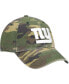Фото #3 товара Men's Camo New York Giants Woodland Logo Clean Up Adjustable Hat