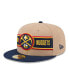 Фото #1 товара Men's Tan/Navy Denver Nuggets 2024 NBA Draft 59FIFTY Fitted Hat