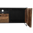 Фото #4 товара ТВ шкаф DKD Home Decor 144,5 x 40 x 51 cm Чёрный Оранжевый Переработанная древесина Сосна