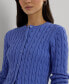 ფოტო #3 პროდუქტის Women's Cable-Knit Cardigan