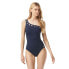 Фото #1 товара Michael Kors 300580 Grommet Solid One Shoulder One-Piece New Navy 12