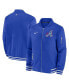 ფოტო #1 პროდუქტის Men's Royal Atlanta Braves Authentic Collection Game Time Bomber Full-Zip Jacket