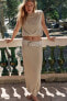 Фото #1 товара Объемная трикотажная юбка миди ZARA
