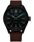 ფოტო #4 პროდუქტის Eco-Drive Men's Star Wars Chewbacca Brown Leather Strap Watch 43mm