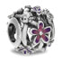 Фото #2 товара Женские бусы Pandora OPENWORK PURPLE DAISY Серебристый Фиолетовый