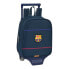 Фото #1 товара Школьный рюкзак с колесиками F.C. Barcelona Синий (22 x 28 x 10 cm)