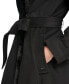 Фото #5 товара Women's Faux-Fur-Trim Maxi Wool Blend Wrap Coat