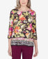 ფოტო #1 პროდუქტის Classic Bold Floral Geometric Border Top