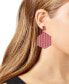 ფოტო #2 პროდუქტის Mixed Stone Hexagon Chandelier Earrings