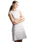 Фото #3 товара Women's Sleeveless Geo-Print A-Line Dress