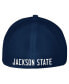 Фото #1 товара Men's Navy Jackson State Tigers Iso-Chill Blitzing Accent Flex Hat