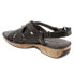 Фото #5 товара Softwalk Bonaire S1902-001 Womens Black Leather Slingback Sandals Shoes 6