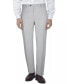 Фото #1 товара Tallia Men's Slim-Fit Gray Tic Suit Pants Light Grey Size 34W x 32L