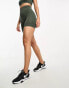 Hummel seamless legging short in khaki