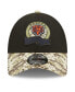 Фото #4 товара Big Boys Black and Camo Chicago Bears 2022 Salute To Service 9FORTY Snapback Trucker Hat