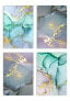 Aquarell Gold Poster Set