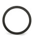 Stainless Steel Polished Black IP-plated 5mm Band Ring