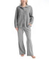 Фото #1 товара Women's 3-piece Quilted Lounge Set