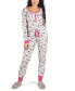 ფოტო #1 პროდუქტის Women's Dog Mania 2 Piece Pajama Set