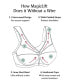 ფოტო #6 პროდუქტის Women's Full Figure Plus Size Magic Lift Moisture Control Wirefree Bra