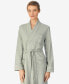 Quilted Shawl Collar Short Robe