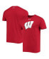 Фото #2 товара Men's Red Wisconsin Badgers School Logo Performance Cotton T-shirt