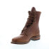 Фото #4 товара Abilene Boots 9167 Womens Brown Leather Lace Up Cowboy Western Boots