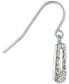 Crystal Geometric Drop Earrings in Sterling Silver, Created for Macy's